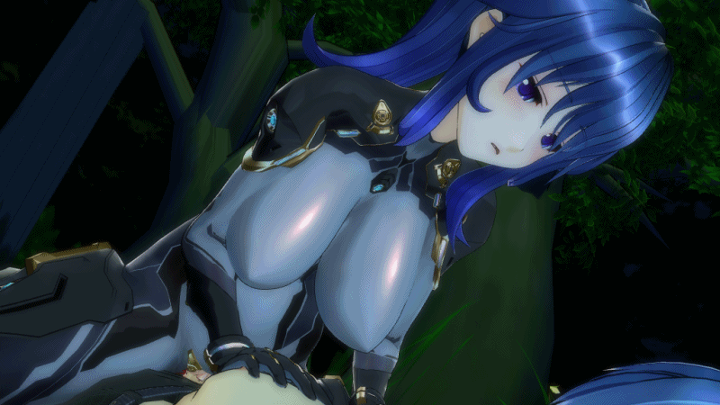 16:9_aspect_ratio 3d animated animated_gif blue_eyes blue_hair blush bodysuit bouncing_breasts breasts cg_art clothed_sex clothing cowgirl_position erect_nipples female gif girl_on_top gloves hands_on_chest happy_end_trigger illusion illusion_soft long_hair nipples on_top open_mouth outdoors outside penis pilot_suit plugsuit pussy screen_capture sex spread_legs straddle straddling tree uncensored vagina vaginal