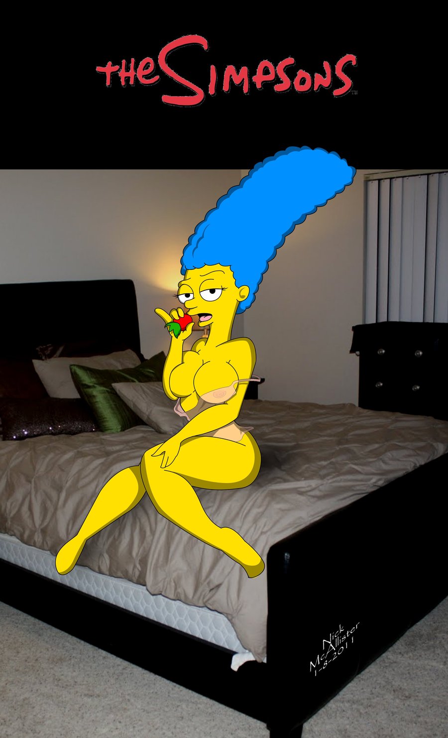 2011 breasts dinohunterx female marge_simpson milf the_simpsons yellow_skin