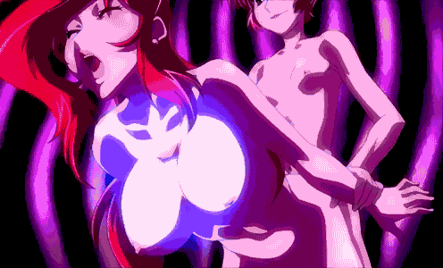 2girls animated animated_gif bouncing_breasts breasts censored closed_eyes doggy_position doggystyle erect_nipples futa_with_futa futanari futanari_with_futanari gif hair intersex large_breasts long_hair lowres multiple_girls nipples nude open_mouth sex short_hair small_breasts star_jewel