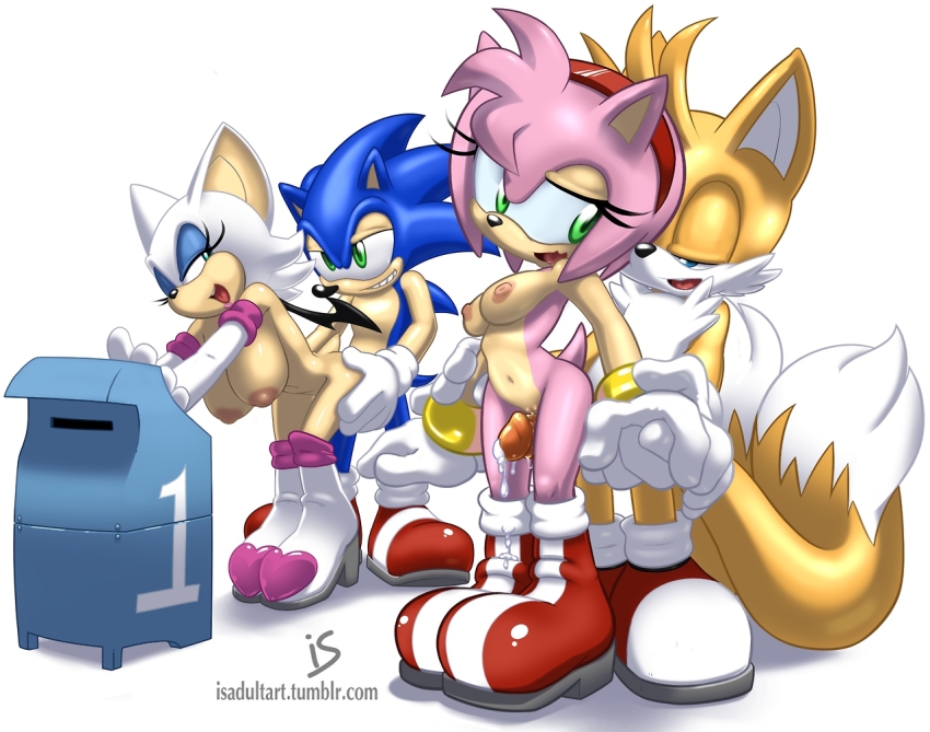 2boys 2girls amy_rose cum from_behind furry hanging_breasts huge_breasts isadultart miles_"tails"_prower multiple_boys multiple_girls nude orgasm rouge_the_bat sega sex simple_background sonic sonic_the_hedgehog uncensored vaginal white_background