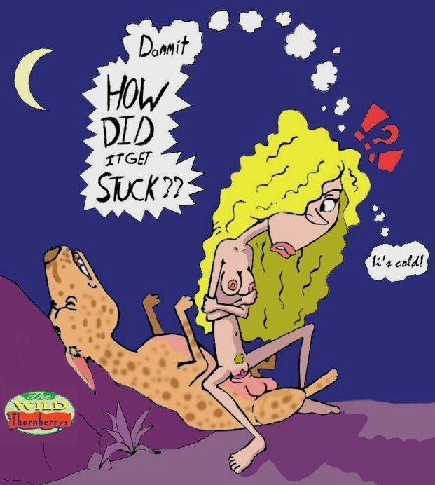 beastiality blonde_hair breasts darkstar debbie_thornberry dog erect_nipples erection knot knot_in_pussy nipples nude penis pubic_hair pussy reverse_cowgirl_position shivering spread_legs the_wild_thornberrys uncensored vaginal