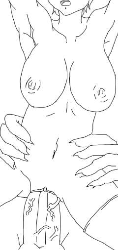 artist_request bouncing breasts character_request copyright_request gif loop monochrome pussy sex vaginal