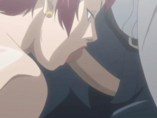 1_boy 1_girl 1boy 1girl 4:3 animated animated_gif cambrian earring earrings fellatio gif jewelry lick licking long_tongue low_res lowres monster_girl oral tongue tonguejob uncensored very_long_tongue
