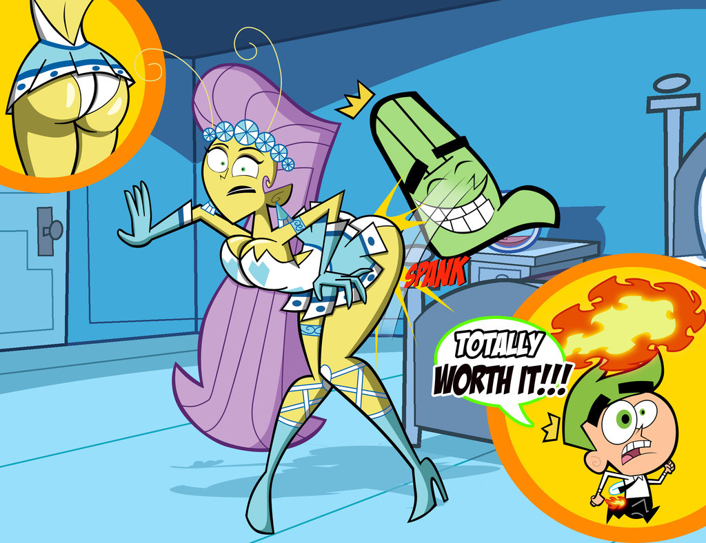 ass breasts cleavage cosmo princess_mandie the_fairly_oddparents
