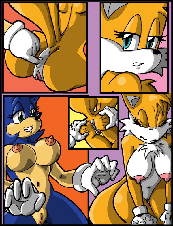 2013 anal anal_fingering anus big_breasts blue_eyes breasts butt canine couple crossgender cute female fingering fox furry genderswap green_eyes hedgehog looking_back miles_"tails"_prower millie_tailsko multiple_tails navel nipples nude peterson pussy rodent rule_63 sega smile sonic sonic_(series) sonic_the_hedgehog sonica_the_hedgehog tail yuri