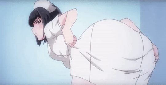 1girl 1girl 1girl anger ass ass_focus ass_up big_ass disgusted_look female_focus female_only female_solo gif hot mad mostly_clothed nurse panties plain_background pov showing_ass showing_off solo_female solo_focus thick_thighs thighs upskirt white_panties wide_hips