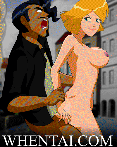 anal animated batothecyborg clover_(totally_spies) from_behind giuseppe juliano outdoors outside public totally_spies whentai