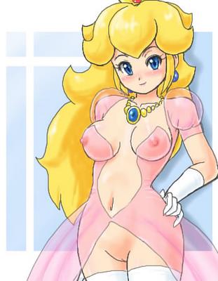blush female nintendo princess_peach pussy super_mario_bros. transparent_clothing