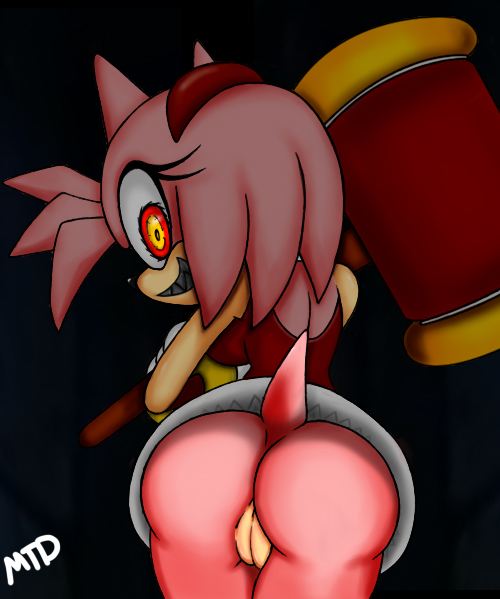 amy_rose ass breasts evil female hammer king_boom_boo marthedog possessed possession pussy sega smile solo sonic_(series) sonic_team sonic_x video_games