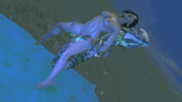 1girl 3d alien animated breasts drowning gif lara_croft morgaine nipples nude rape sex source_filmmaker square_enix tomb_raider tomb_raider_reboot underwater underwater_sex vaginal