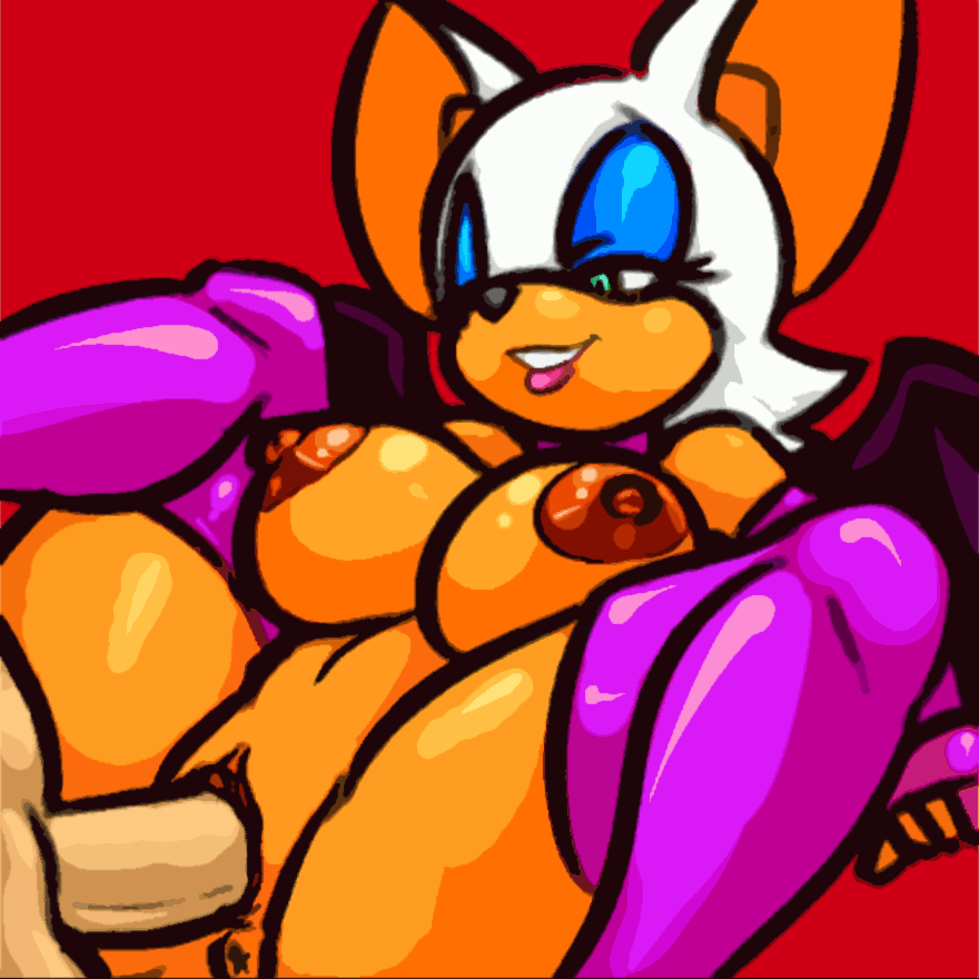 1boy 1girl animated anthro anus areola bat bouncing_breasts breasts erect_nipples erection female furry gif hair huge_breasts human human_male_on_female_anthro human_on_anthro interspecies large_breasts male missionary nipples nude penetration penis pussy rouge_the_bat sega sex smile sonic_(series) thecon vaginal vaginal_penetration