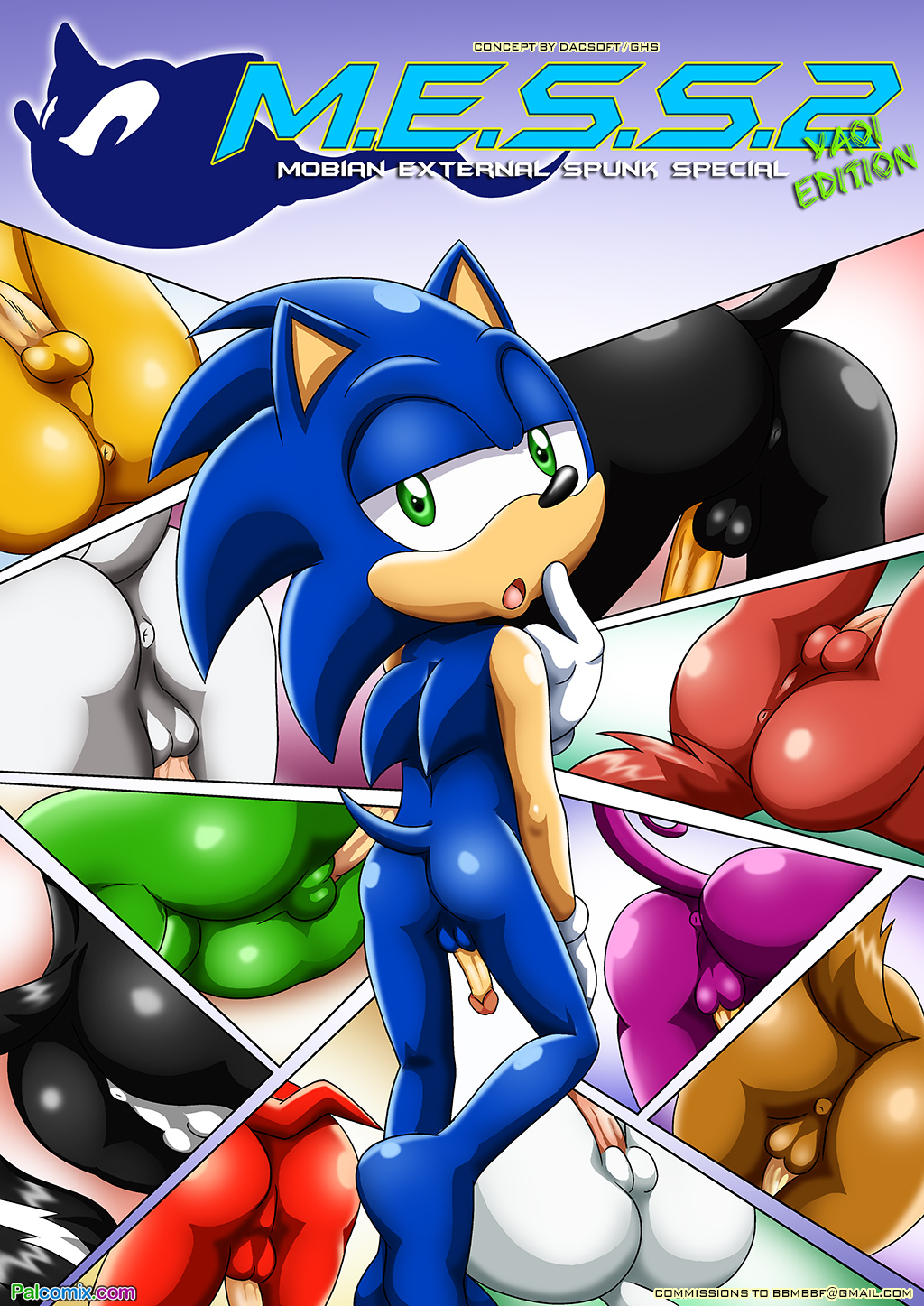 2014 archie_comics bbmbbf comic cover_page dr._finitevus espio_the_chameleon furry geoffrey_st_john knuckles_the_echidna m.e.s.s._2 miles_"tails"_prower mobius_unleashed palcomix sega shadow_the_hedgehog silver_the_hedgehog sonic_(series) sonic_the_hedgehog sonic_the_hedgehog_(series) tails yaoi
