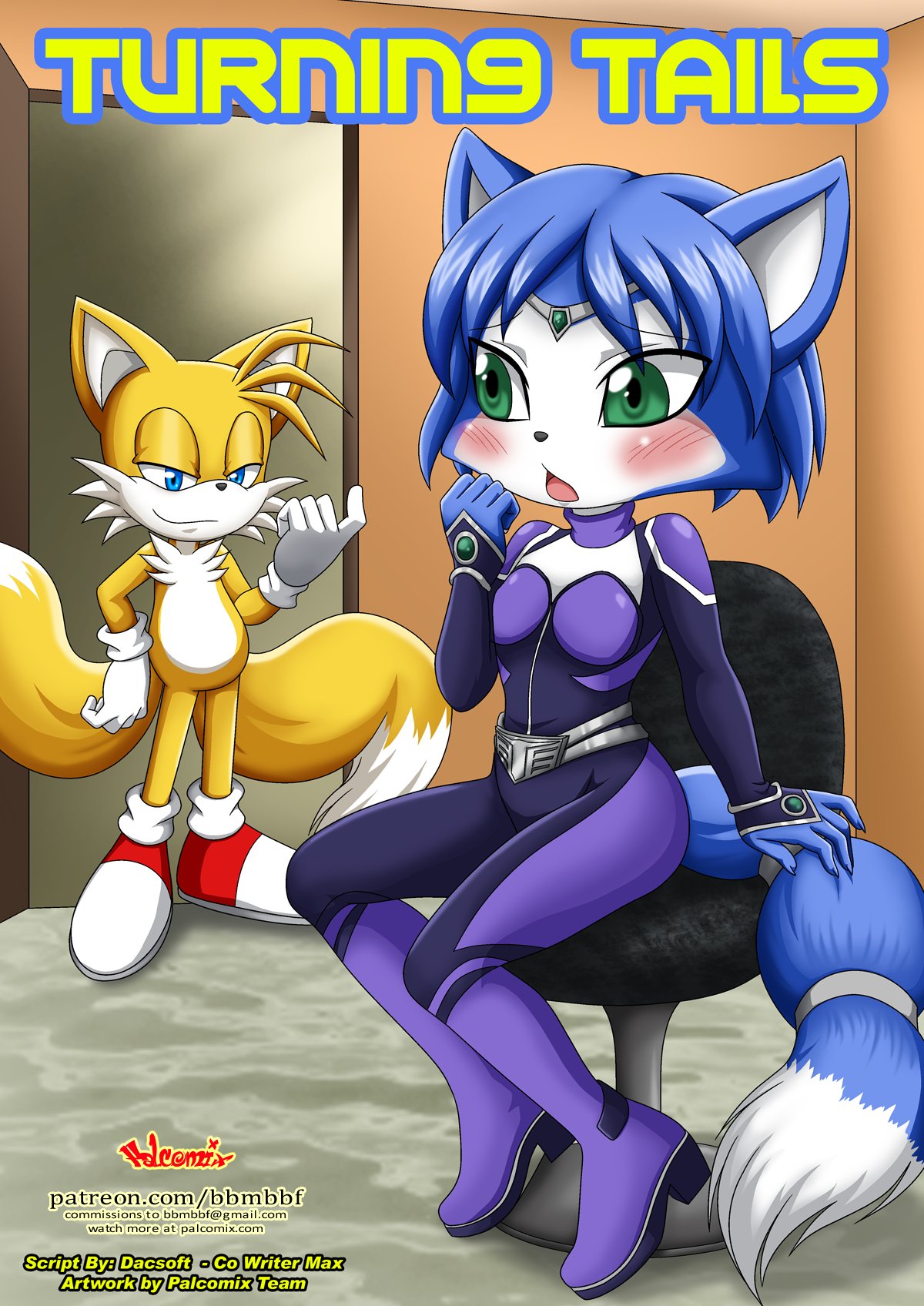 2017 bbmbbf comic cover_page krystal miles_"tails"_prower mobius_unleashed nintendo palcomix sega sonic_(series) sonic_the_hedgehog_(series) star_fox tails turning_tails