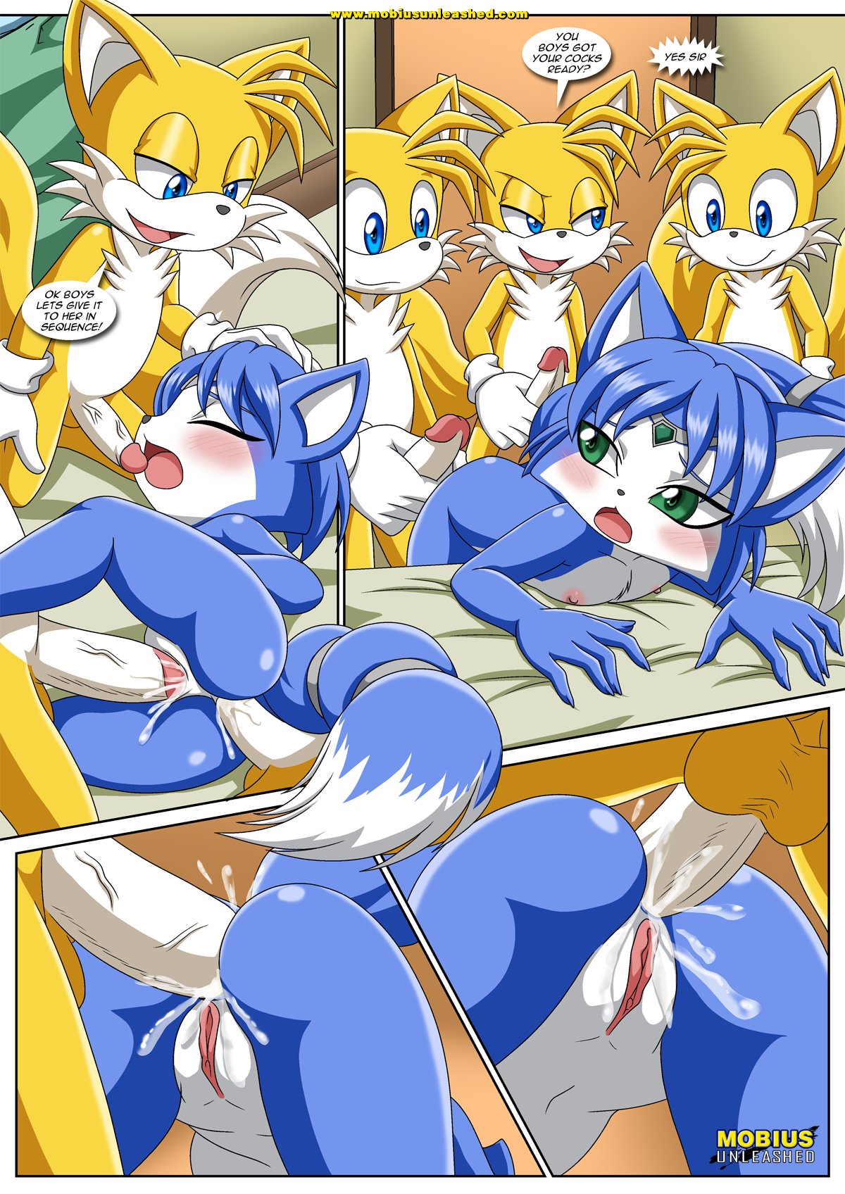 2017 anal bbmbbf krystal miles_"tails"_prower mobius_unleashed nintendo palcomix sega sonic_(series) sonic_the_hedgehog_(series) star_fox tails turning_tails