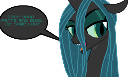 animated equine female friendship_is_magic gif horse my_little_pony pony queen_chrysalis tiarawhy tongue