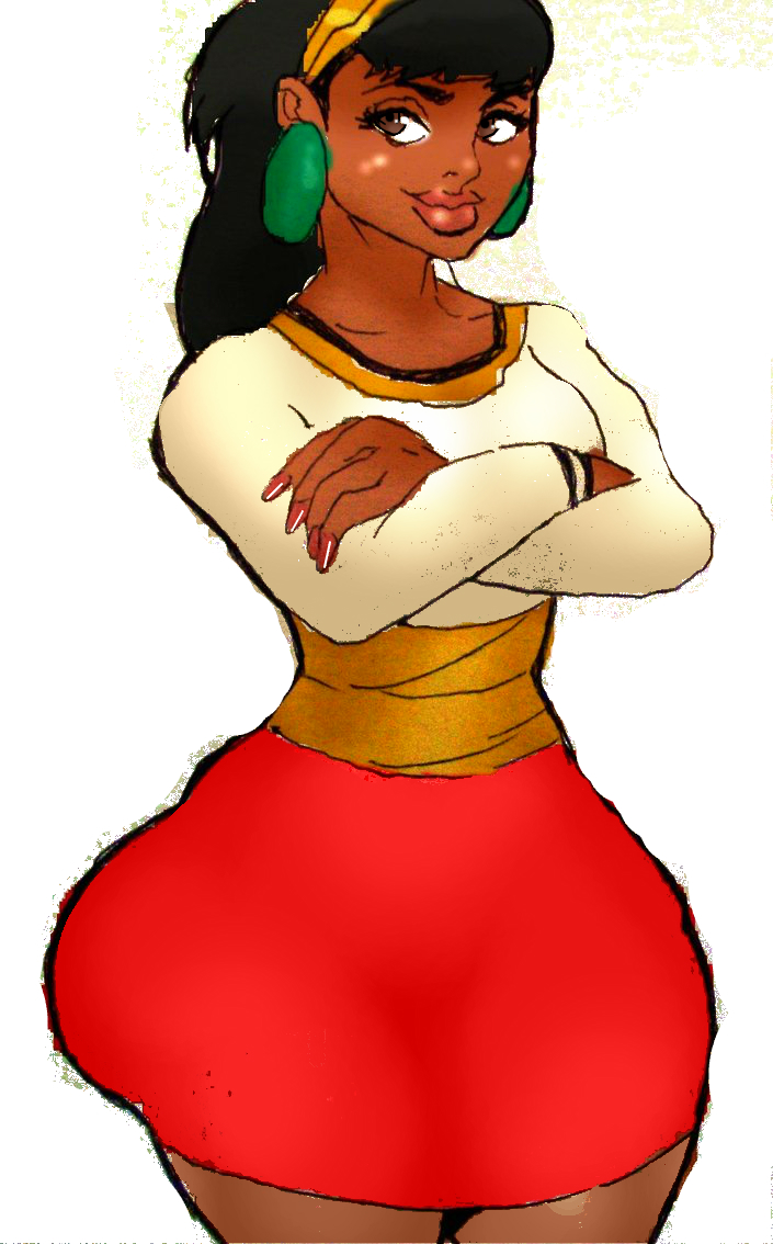 ass big_ass breasts disney hips jay-marvel malina solo the_emperor's_new_groove the_emperor's_new_school white_background wide_hips