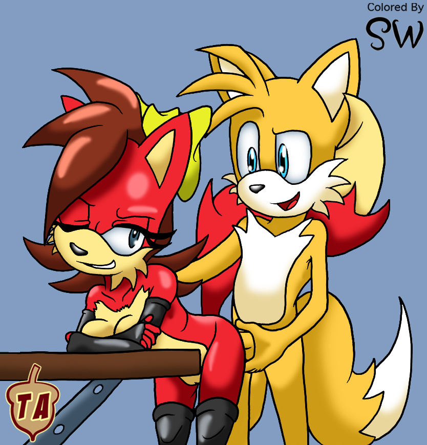 cute fiona_fox furry miles_"tails"_prower multiple_tails sidspaztyler sonic_team tail