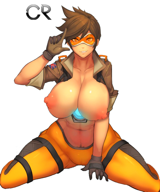 1girl alternate_version_available blizzard_entertainment crimson_renders female_only metal_owl overwatch tracer_(overwatch)