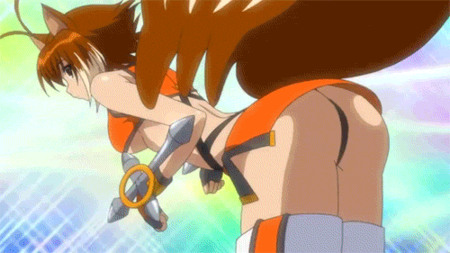 :3 :d ;p animal_ears animated animated_gif antenna_hair arc_system_works ass bare_shoulders big_breasts blazblue blazblue:_continuum_shift bouncing_breasts breasts brown_eyes brown_hair fingerless_gloves gif gloves highleg highleg_panties large_breasts lowres makoto_nanaya midriff miniskirt navel one_eye_closed open_mouth orange_skirt panties pantyshot revealing_clothes short_hair skirt smile squirrel_ears squirrel_tail tail thighhighs thong tonfa tongue tongue_out underboob underwear weapon wink