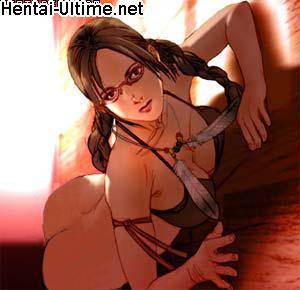 alluring armband ass bed bent_over bottomless bra braid brown_hair cleavage edited feathers glasses julia_chang looking_at_viewer namco necklace tekken tekken_3 tekken_4 tekken_5_dark_resurrection tekken_tag_tournament tekken_tag_tournament_2 twin_braids twin_tails