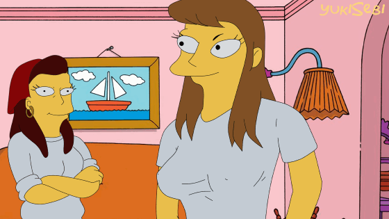 animated breasts gif laura_powers mother_&amp;_daughter ruth_powers the_simpsons yukisebi