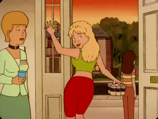 ass ass_shake beer dancing gif king_of_the_hill looking_back luanne_platter wiggle