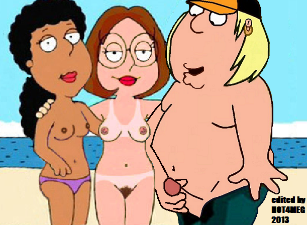 beach chris_griffin family_guy hot4meg meg_griffin nipples nude taboo