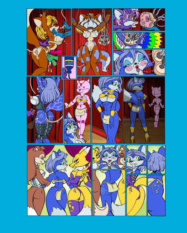 animaniacs big_breasts breasts canine colleen crossover digimon female fox fur furry gloves krystal male nipples nude penis pussy renamon road_rovers star_fox steve_martin yellow_fur