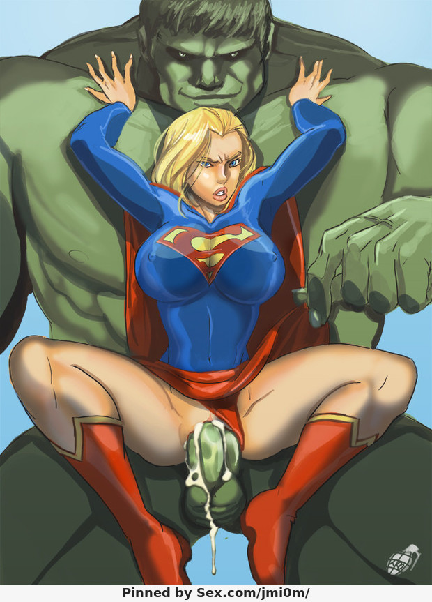 1boy 1girl angry annoyed avengers blonde_hair blue_eyes boots breasts cape crossover cum cum_drip cum_in_pussy dc_comics green_skin huge_breasts hulk hulk_(series) leotard leotard_aside lips long_hair male/female marvel penetration penis questionable_consent rape sex size_difference skin_tight skirt_lift spread_legs supergirl superhero superman_(series) tinkerbomb upright_straddle vaginal
