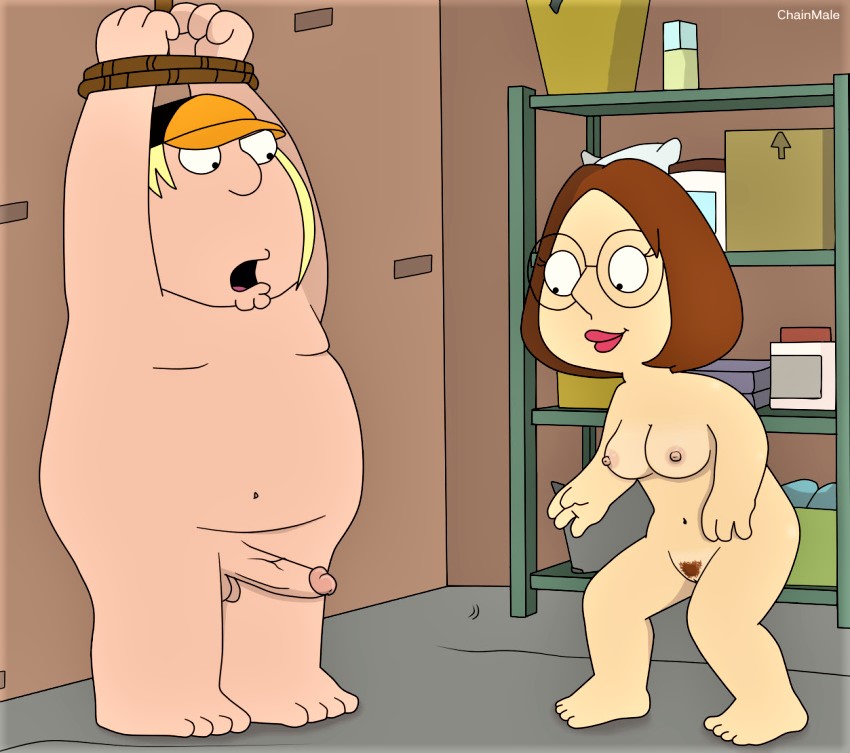 big_penis bondage breasts chainmale chris_griffin edit erect_nipples erect_penis family_guy glasses horny imminent_incest imminent_rape imminent_sex meg_griffin nude pubic_hair pussy