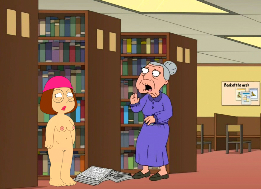 breasts family_guy glasses hat meg_griffin nipples nude shaved_pussy