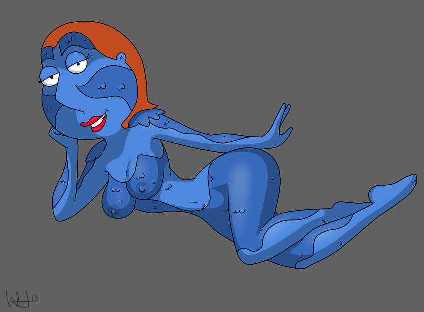 family_guy lois_griffin milf mystique_(cosplay) nude_female