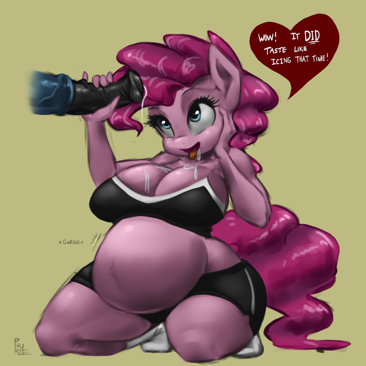 1boy 1girl anthro chubby cum cum_inflation equine female friendship_is_magic horse horsecock inflation male my_little_pony penis phurie pinkie_pie pony solo stomach_bulge