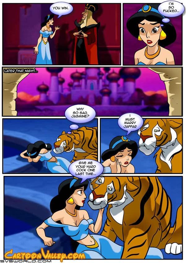aladdin's_quest_for_the_magical_lamp aladdin_(series) cartoonvalley.com comic disney jafar princess_jasmine rajah text tiger watermark web_address web_address_without_path zolushka
