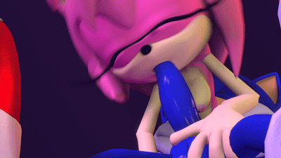 1boy 1girl 3d amy_rose animated animated_gif anthro areola big_breasts blue_hair breasts cgi closed_eyes erect_nipples erection fellatio female furry gif hair hedgehog hetero lowres male mistersfm nipples nude oral oral_sex penis pink_hair sega sex smile sonic sonic_(series) sonic_the_hedgehog source_filmmaker testicles uncensored