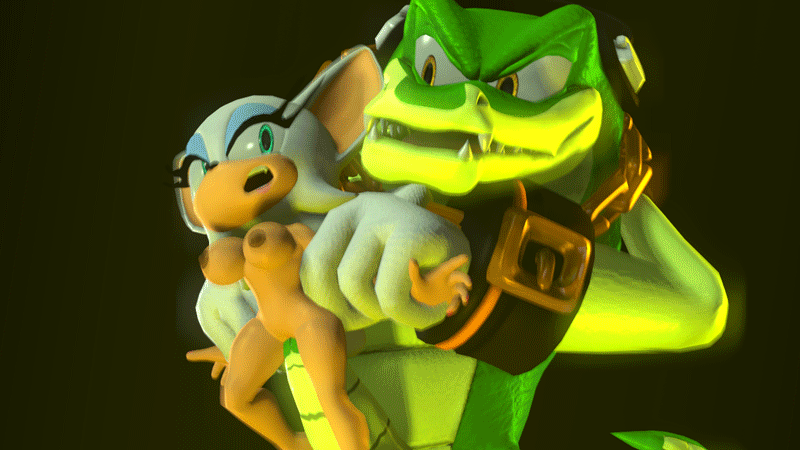 2013 3d animated animated_gif areola bat big_breasts breasts cgi chains crocodile erect_nipples erection eyelashes female furry gif gloves large_penis male mistersfm nipples nude penetration penis pussy reptile rouge_the_bat scalie sega sex smile sonic_(series) sonic_team source_filmmaker teeth uncensored vaginal vaginal_penetration vector_the_crocodile