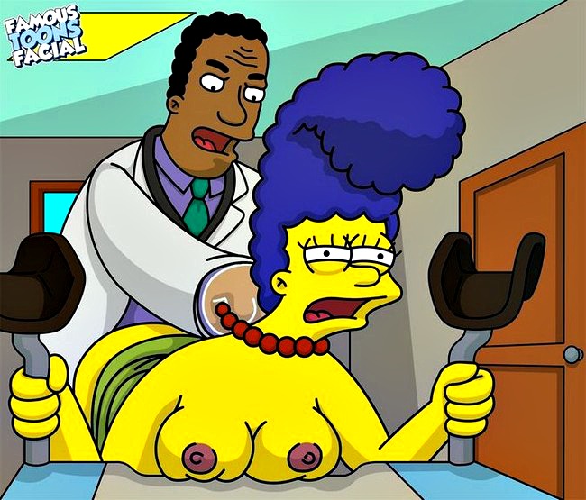 famous-toons-facial marge_simpson tagme the_simpsons yellow_skin