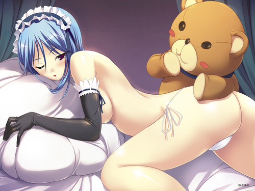 anime ass bear hentai maid nude