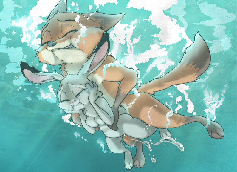 1girl 2021 3_toes 4_fingers anthro anthro_on_anthro anthro_penetrated anthro_penetrating anthro_penetrating_anthro biped bodily_fluids breasts brown_body brown_ears brown_fur buckteeth canid canine closed_eyes cropped cum cum_in_pussy cum_in_water cum_inside dipstick_ears dipstick_tail disney edit featureless_breasts feet female_penetrated fingers fox fur genital_fluids gloves_(marking) grey_body grey_fur humanoid_hands interspecies judy_hopps knotting lagomorph leg_markings leporid male male/female male_penetrating male_penetrating_female mammal markings multicolored_body multicolored_ears multicolored_tail nick_wilde nude orange_body orange_fur penetration penile penile_penetration penis_in_pussy predator/prey rabbit red_fox robcivecat sex socks_(marking) tail_markings teeth third-party_edit toes tuft two_tone_body underwater underwater_sex vaginal_knotting vaginal_penetration water zootopia