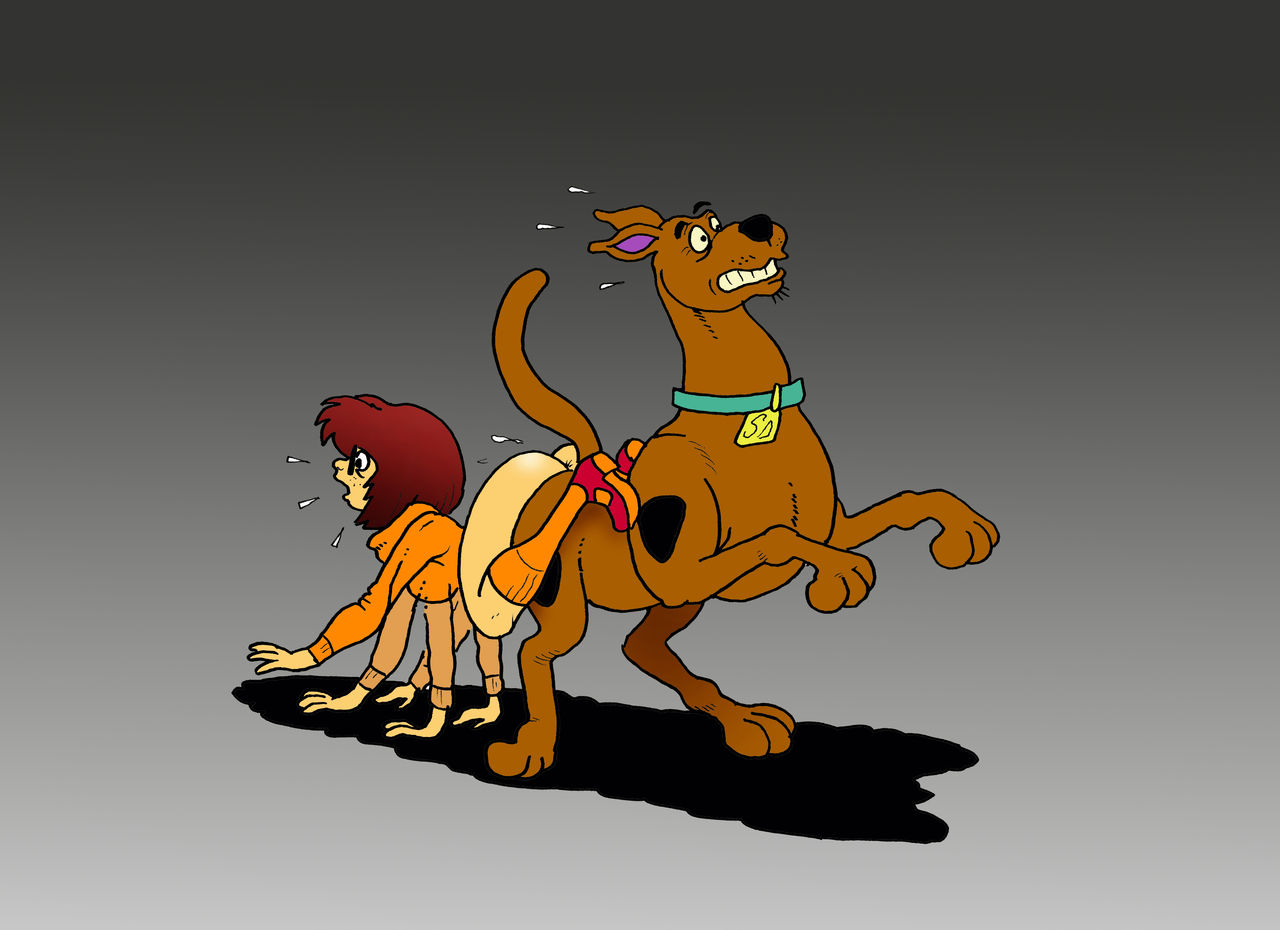 beastiality best_friends dog_penis erect_penis knotted_penis no_panties pubic_hair scooby scooby-doo velma_dinkley