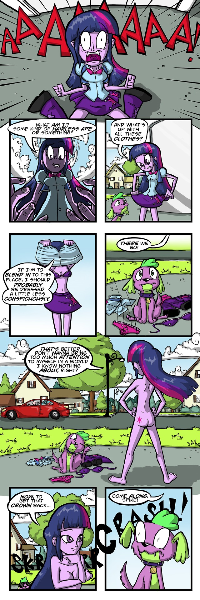 ass comic doug doug_funnie english_text friendship_is_magic funny my_little_pony nude outside skeeter_valentine source_request speech_bubble spike_(mlp) text twilight_sparkle_(mlp)