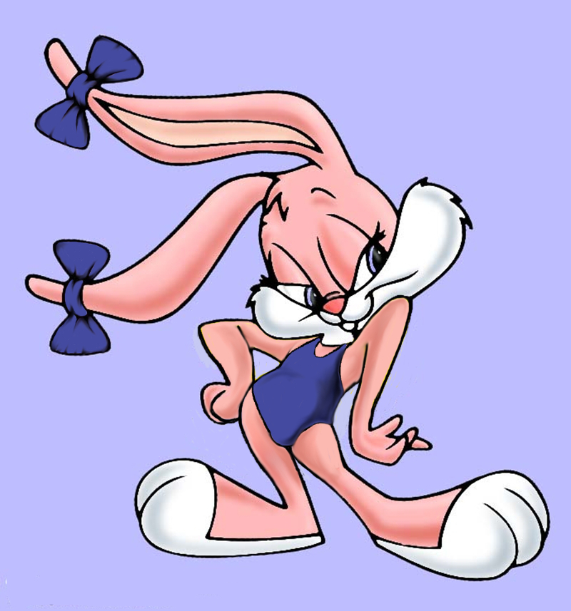 bunny cartoon ribbon swimsuit tagme