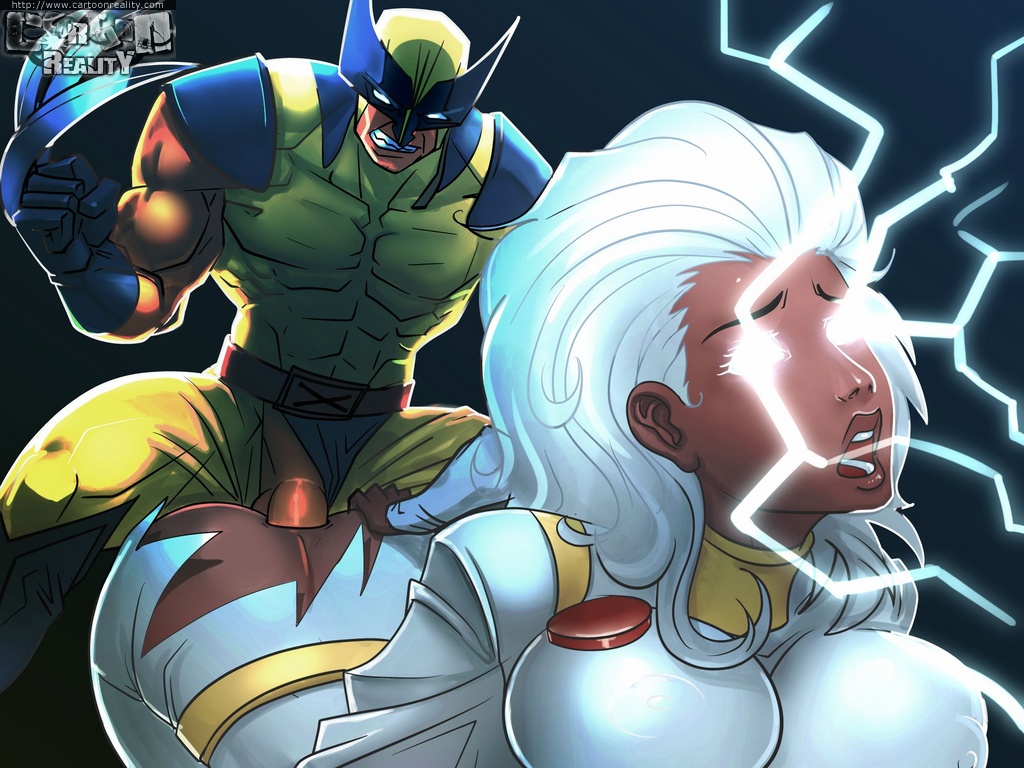 1boy1girl abs anal anal_penetration anal_sex big_ass big_breasts cartoonreality claws clenched_teeth clothed_sex colored cosplay dark-skinned_female dark_background dark_skin doggy_position exposed_ass female_penetrated hand_on_ass james_howlett lightning_bolt logan_(x-men) logo long_hair male/female male_on_top male_penetrating male_penetrating_female muscle_tone open_mouth ororo_munroe pale-skinned_male pale_skin panties_aside penis_in_ass ripped_clothing storm_(x-men) straight uncensored white_eyes white_hair wolverine_(x-men) x-men