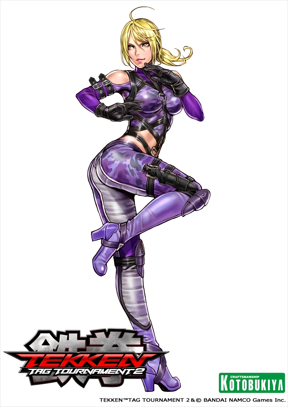 1girl alluring ass bare_shoulders blonde_hair blue_eyes bodysuit boots breasts detached_sleeves fighting_stance full_body gloves high_heel_boots high_heels holster knife light_smile lipstick long_hair makeup milf namco nina_williams nose official_art ponytail silf simple_background standing standing_on_one_leg tekken tekken_1 tekken_2 tekken_3 tekken_4 tekken_5_dark_resurrection tekken_7 tekken_tag_tournament tekken_tag_tournament_2 thigh_holster voluptuous watermark yamashita_shun'ya
