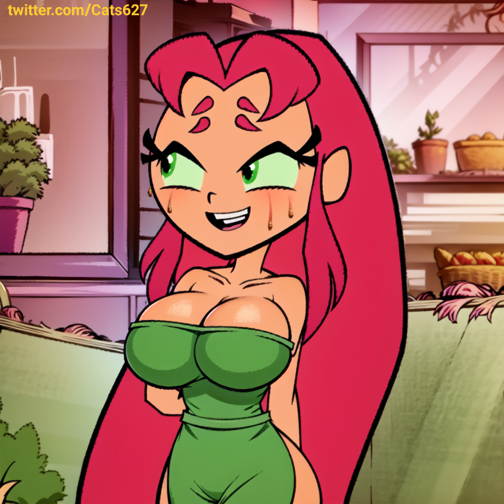 1girl ai_generated big_ass big_breasts cafe cartoon_network cats62 dc_comics iced_latte_with_breast_milk koriand'r meme pink_hair stable_diffusion starbucks starfire tagme teen_titans teen_titans_go young_adult