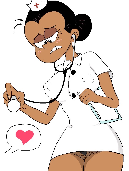 1girl big_breasts blush breasts clothed curvy dark_hair hips latina legs looking_down maria_santiago nickelodeon nipple_bulge non-nude nurse nurse_cap nurse_uniform panties sexy short_dress slut standing stethoscope the_casagrandes the_loud_house thick thick_thighs tied_hair upskirt white_background