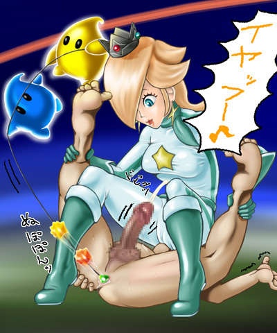 1girl anal_beads anus ass censored clothed_female_nude_male femdom hair_over_one_eye lowres mario mario_(series) mario_kart nintendo outfit penis princess_rosalina rosalina rosalina_(mario) rosetta_(mario) sitting super_mario super_mario_bros. super_mario_galaxy testicles