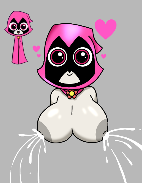 1girl areola artist_request big_areola big_breasts breasts cartoon_network cloak cute_eyes dc female hooded_cloak horny_female huge_breasts looking_at_viewer magenta_eyes milf mostly_nude nipples older older_female pink_eyes raven's_emotions raven_(dc) smile solo solo_female squirting_milk teen_titans teen_titans_go topless young_adult young_adult_female young_adult_woman