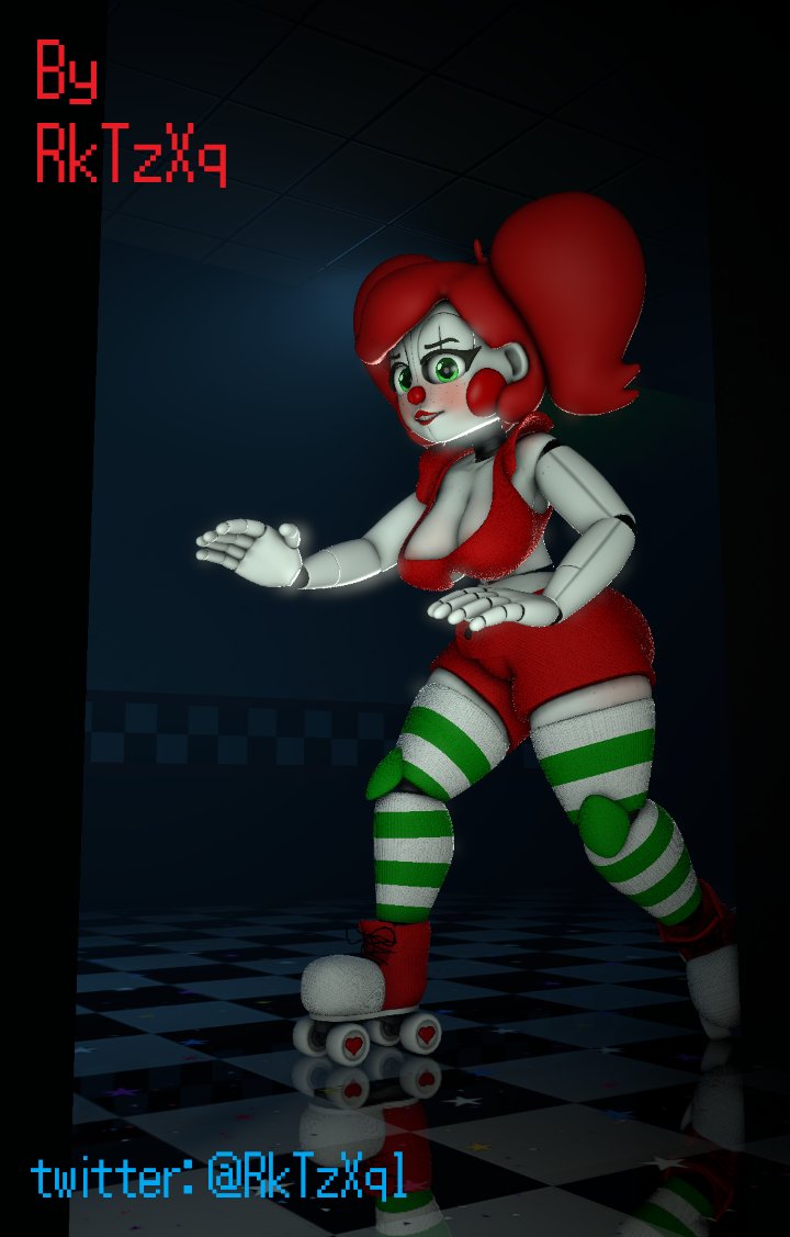 1girl circus_baby_(fnaf) clothed five_nights_at_freddy's five_nights_at_freddy's:_sister_location looking_at_viewer so87baby standing summer_of_87_baby