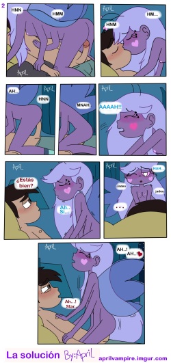 1boy 1girl ass breasts brown_hair canon_couple comic kissing marco_diaz nipples nude nude_female nude_male penis penis_in_pussy purple_skin riding riding_penis sex star_butterfly star_vs_the_forces_of_evil vaginal vaginal_penetration vaginal_sex
